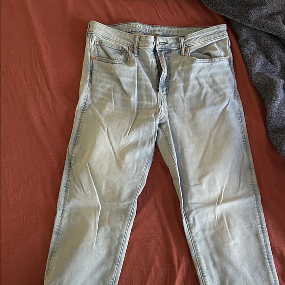 American Eagle Light Blue Airflex Jeans - Picture 1 of 5